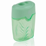 Doppeltes Pastell-Anspitzer ASTRA mit Auffangbehälter