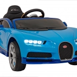 Bugatti Chiron Kinder-Elektroauto blau mit Fernbedienung
