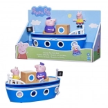 Peppa Wutz – Großvaters Dampfer Spielzeug-Boot mit Figuren