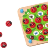 Holz-Multi-Memory 3D Marienkäfer
