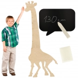 Holz-Giraffen-Messleiste bis 125 cm