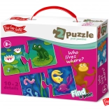 Far Far Land Puzzle passende Tierhäuschen