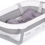 Faltbare Babybadewanne mit Badeauflage Grey