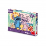 Dino Puzzle Stitch am Strand 100 XL Teile