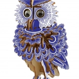 Holzkunst 3D-Puzzle - Bunte Eule