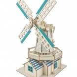 Holz 3D Puzzle Holländische Windmühle