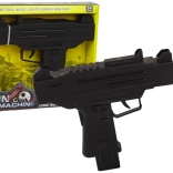 Schwarze Kinderpistole mit Sound und Vibration