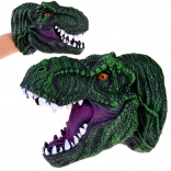 Gummi-Handpuppe T‑Rex – realistisch gestalteter Dinosaurierkopf 19 cm