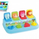 Steckspiel mit herausspringenden Tierchen – interaktives Spielzeug für Kinder