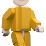 Seváček Gelb – SEVA-Maskottchen-Figur (groß und klein)