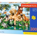 Puzzle mit 200 Teilen Summer Pals
