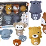 Bowling mit Tieren für Kleinkinder – interaktiver Spaß mit Ball