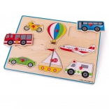 Holz-Puzzle Verkehrsmittel Bigjigs Toys