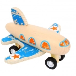 Holz-Aufziehauto Flugzeug small foot
