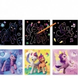 Kratzen Bilder My Little Pony 20x20 cm