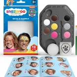 SNAZAROO Set mit 8 Farben für Gesicht und Körper – PAW Patrol Skye & Rubble