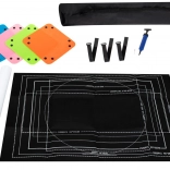 Filzunterlage für Puzzle mit 500–2000 Teilen mit aufblasbarer Röhre