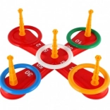 Wurfspiel Kreuz mit Ringen