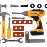 Kinder-Werkzeugset mit Akku-Bohrmaschine