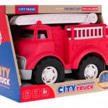 Öko-Feuerwehrauto aus Biokunststoff mit drehbarer Leiter