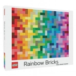 Chronicle Books Puzzle LEGO Regenbogen-Steine 1000 Teile
