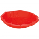 Woopie Sandkasten und Planschbecken Muschel 3-in-1, rot