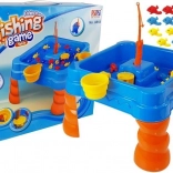 Großes Angel-Wasserspiel für Kinder mit Tisch und zwei Ruten