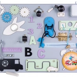 Holz-Manipulations- und Sensoriktafel 50 × 37,5 cm