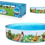 Garten-Kinderpool Dinosaurier 244 × 46 cm BESTWAY