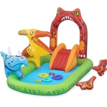 BESTWAY Kinderpool Dinosaurierwelt mit Wasserrutsche