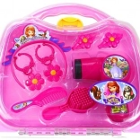 Köfferchen für kleine Prinzessinnen – Friseursset mit Föhn, Krone und Schmuck