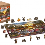 Holzpuzzle Räder in Amsterdam