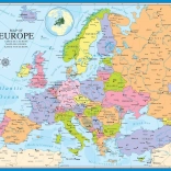 Puzzle EUROGRAPHICS Karte von Europa 1000 Teile
