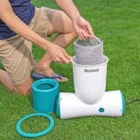 Filterpumpe mit Skimmer BESTWAY FlowClear Skimatic 3974 l/h + Ersatzfilter