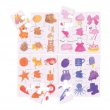 Bigjigs Toys hölzernes didaktisches Puzzle Farben 4-in-1
