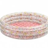 Aufblasbares Kinderplanschbecken mit Blumenmuster