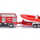 Siku Super Feuerwehrfahrzeug UNIMOG mit Boot – Modell 1:87
