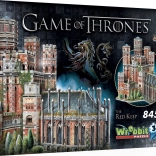 Wrebbit 3D-Puzzle Game of Thrones: Rote Burg – 845 Teile