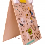 Zweiseitiges hölzernes Sensorboard Zoo