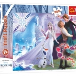 Puzzle mit 200 Teilen – Zauberhafte Welt der Schwestern DISNEY FROZEN Trefl