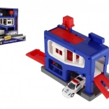 Polizei Parkgarage mit Auto