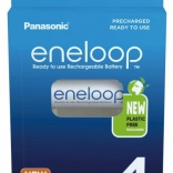 Eneloop wiederaufladbare Batterien AA 2000 mAh, 4 Stk.
