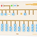 Hölzerne sensorische Lerntafel zum Rechnen VIGA Montessori mit FSC-Zertifikat