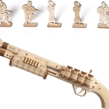 RoboTime 3D mechanisches Holzpuzzle Schrotflinte Terminator