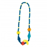 Holzhalskette Mond 23 cm