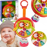 Woopie interaktives Spielzeug Eule mit Klavier und raschelndem Schwanz