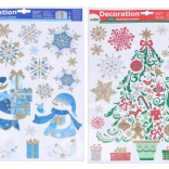 Weihnachtliche Fensterdekoration 41 × 29 cm