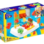 Spieltisch mit Bausteinen