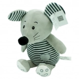 Maskottchen gestreift Hugs – Maus 26 cm