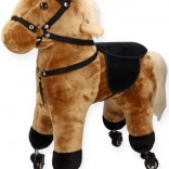 Braunes Pferdchen auf Rollen